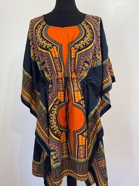 Dashiki Caftan Tunic Top Swim Bathing Suit Cover Up